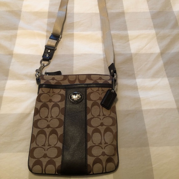 Coach Kitt Messenger Crossbody bag in Colorblock Signature Canvas - Picture 1 of 6